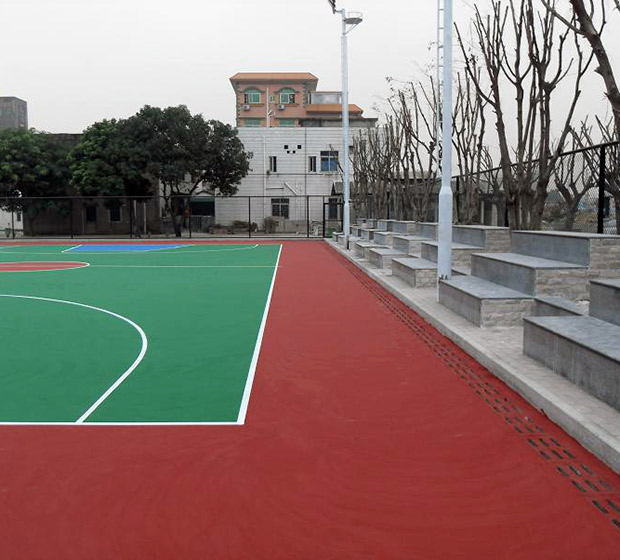戶外丙稀酸球場(chǎng)地坪